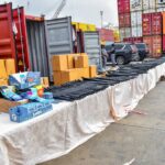 CUSTOMS UNCOVERS 399 JOJEFF RIFFLES , ASSORTED PARTS AT TINCAN PORT
